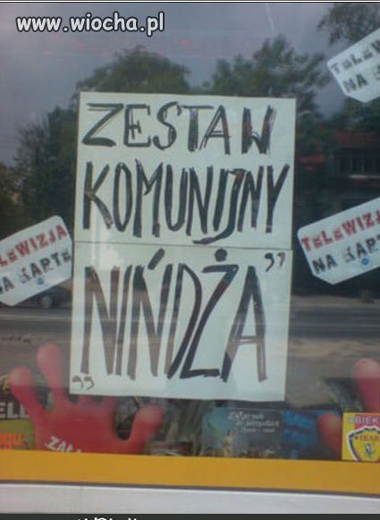 Nawet z Komunii zrobią wiochę