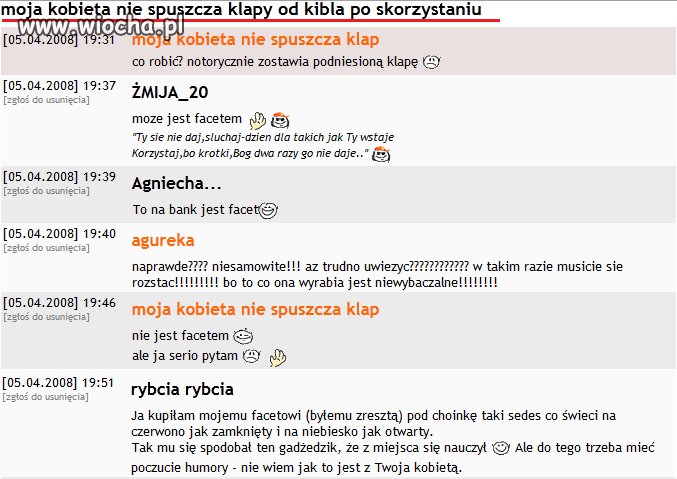 Ludzie to mają problemy...
