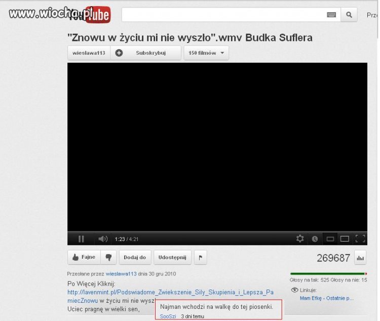 Najman i jego motywująca nuta. 