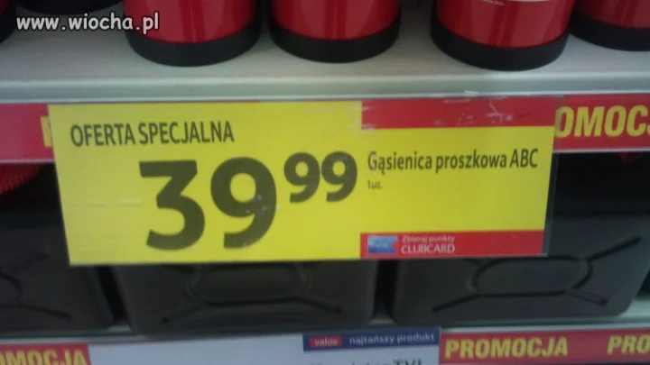 Gąsienica proszkowa ABC