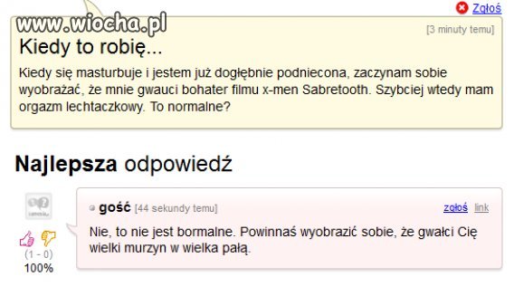 Przeglądam sb stronę aż tu takie coś :