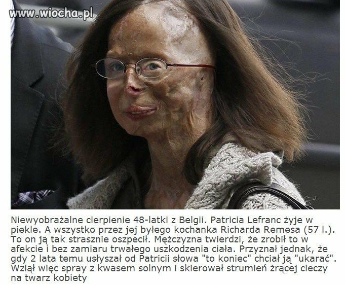 Biedna kobieta.