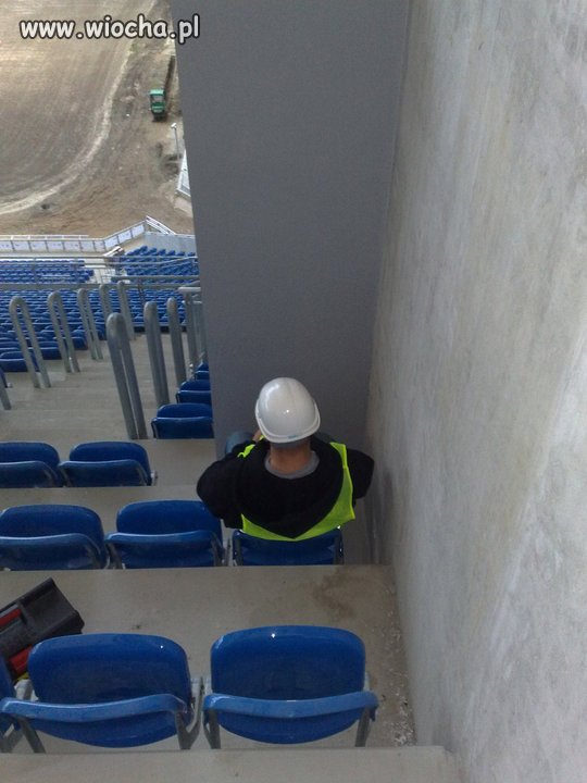Widok na stadionie lecha