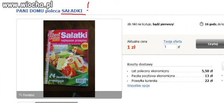 Znalezione na Allegro...