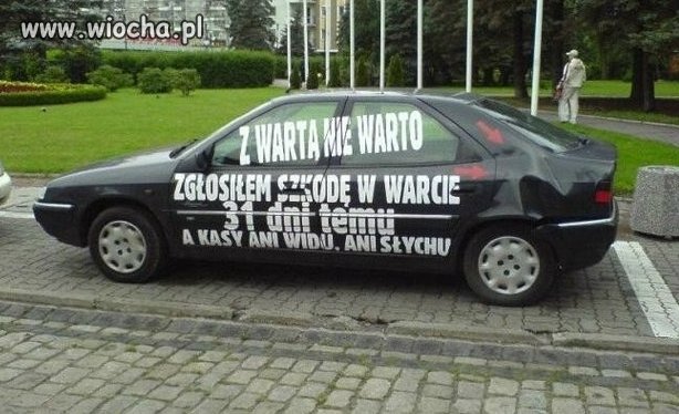 Kolejny wydymany przez ubezpieczyciela...