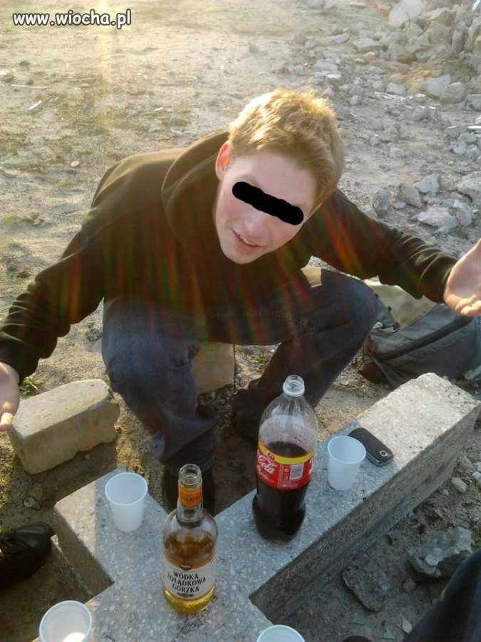 Lans na picie wódki na krzyżu?
