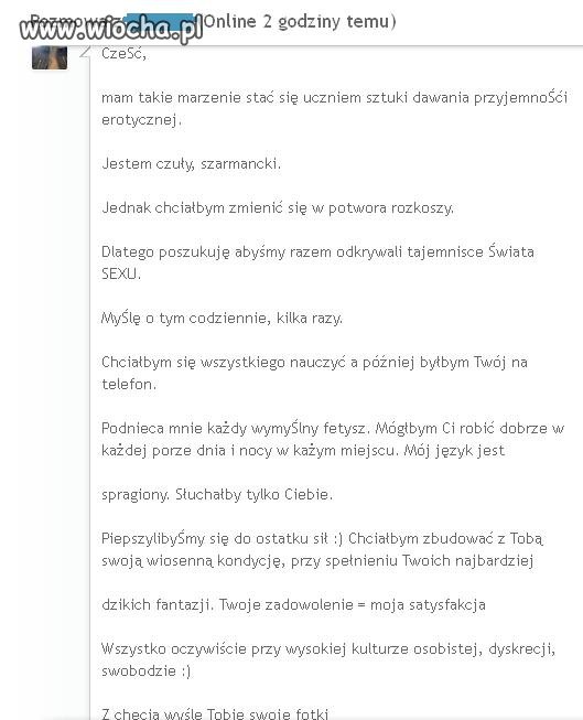 Wiadomość na fotce.pl