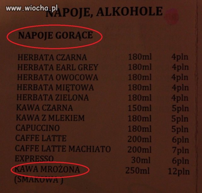 Masz ochotę na gorący napój?