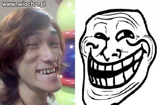 Troll face real 