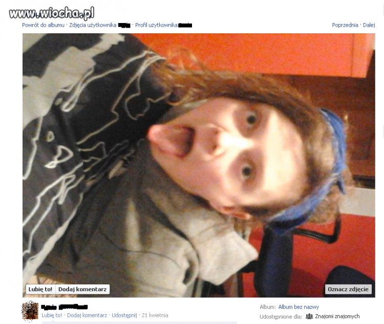 Nastolatka na facebooku