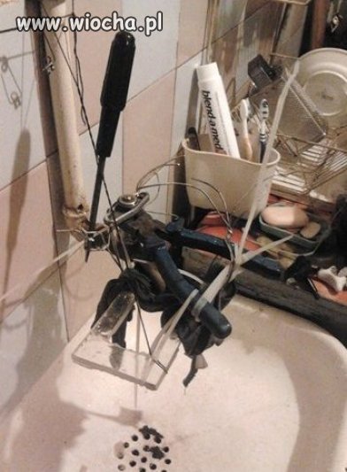 Najnowszy model baterii kuchennej.