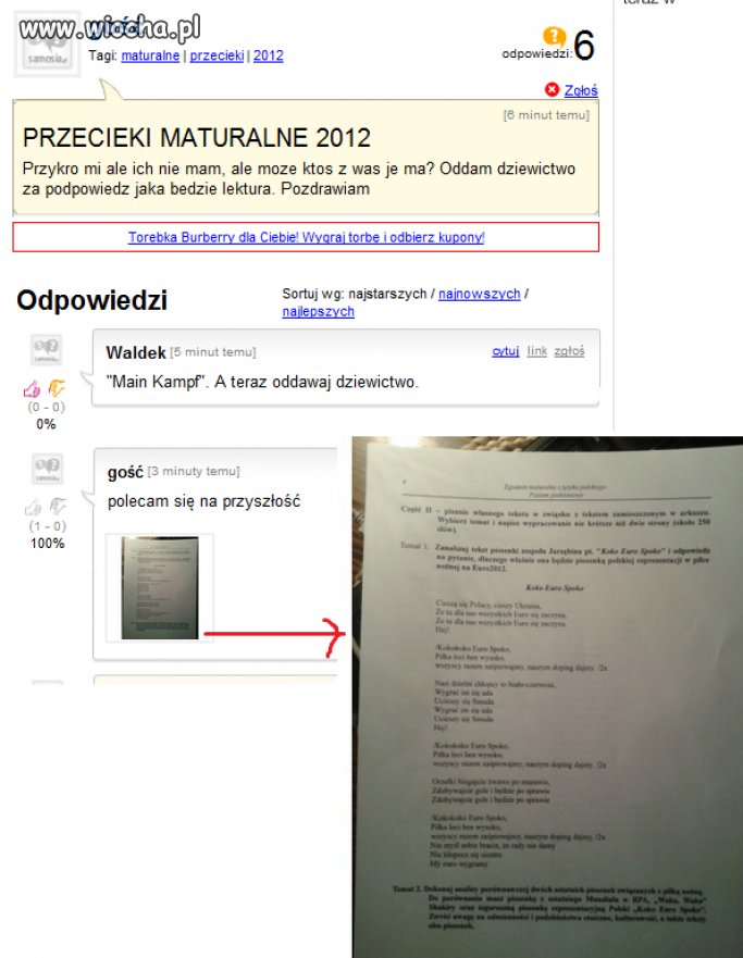 Przecieki Maturalne