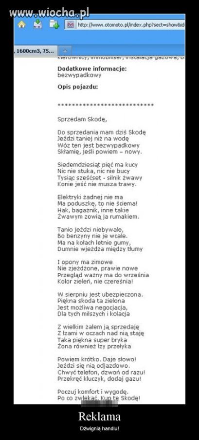 Dobra reklama nie jest zla 