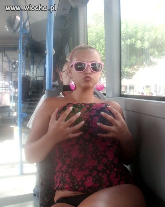 Dziunia w autobusie
