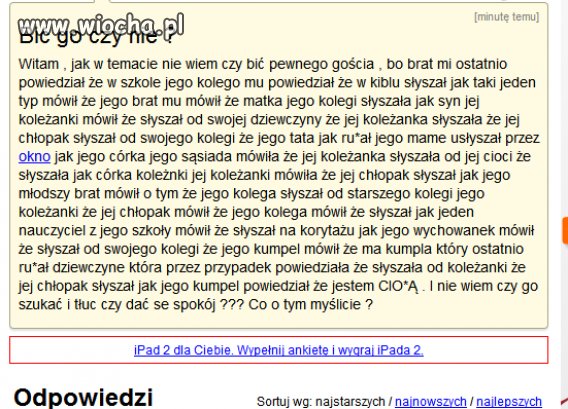 Żałosne są te dzieci..