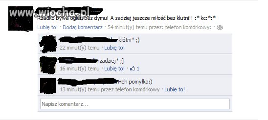 Wiocha na facebooku