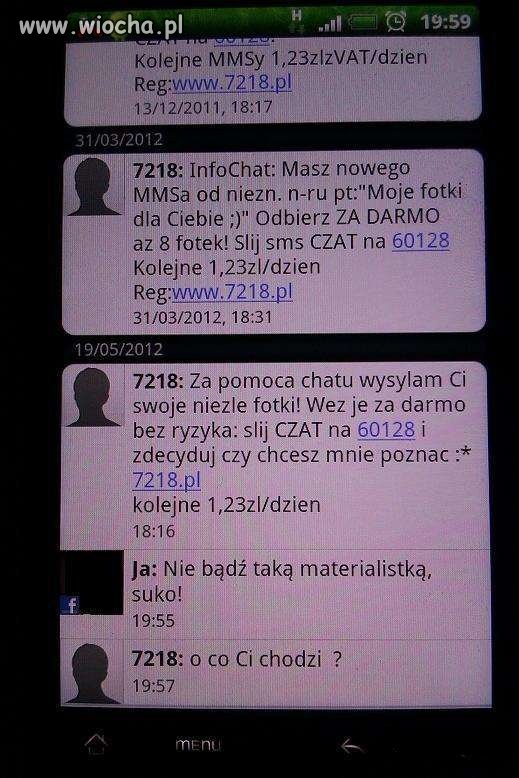 Z kącika smsowego