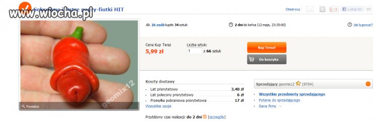 Seksowne i Ostre papry-fiutki HIT