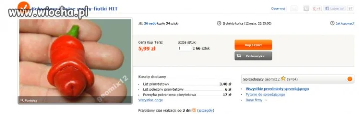 Seksowne i Ostre papry-fiutki HIT