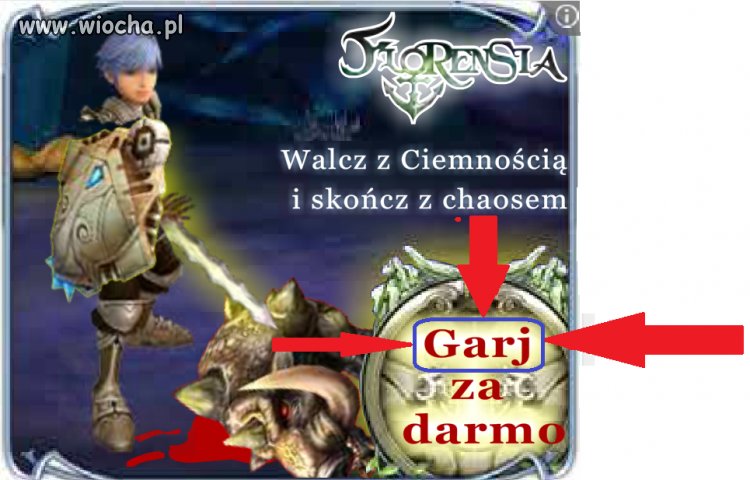 Chyba "Graj za darmo" a nie " Garj za darmo" 
