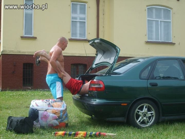 Będzie brał go w aucie 