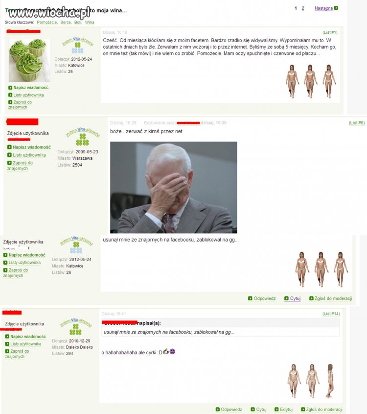 Pomożecie? Serce boli, a to moja wina...
