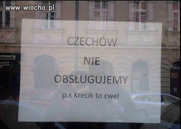 Czechów nie obsługujemy