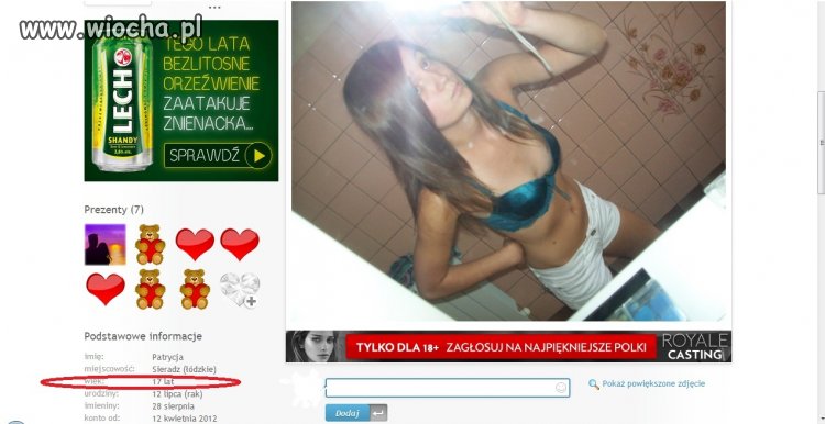 Bo w wieku 17 lat 