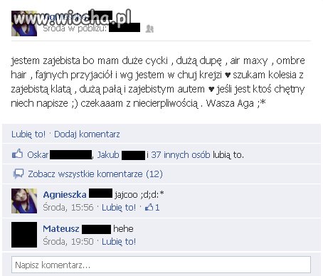 Jaka ona fajna ma Air Maxy i fajnych przyjaciół.