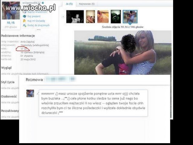 I co to ma  w głowie żeby tak do ludzi pisać