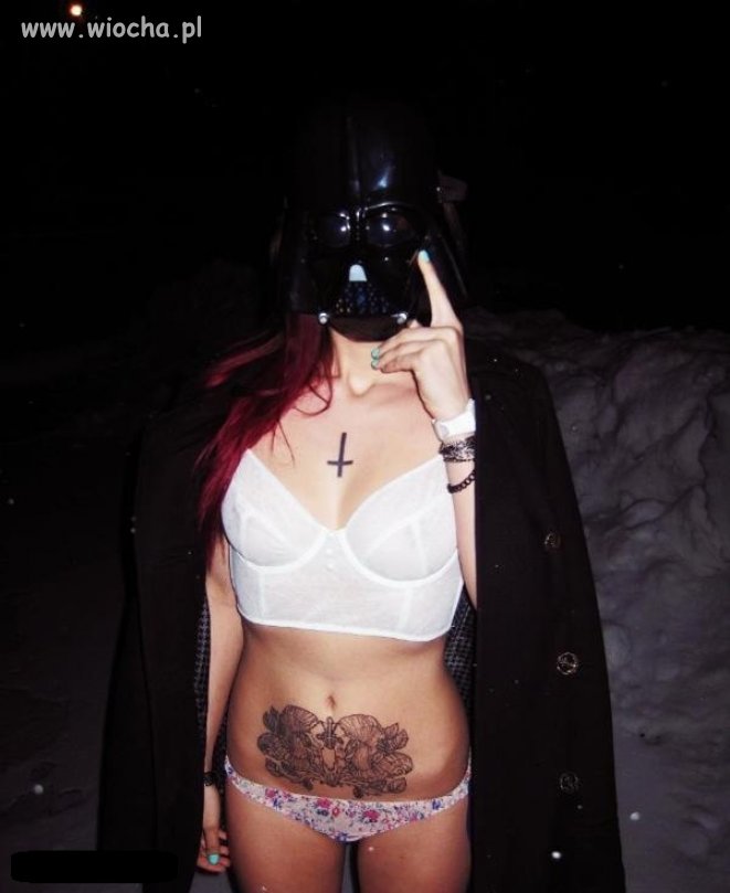 Prawie jak Lord Vader.