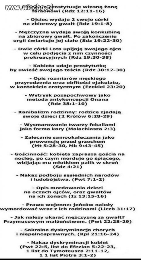 Oto co tak naprawdę mówi biblia