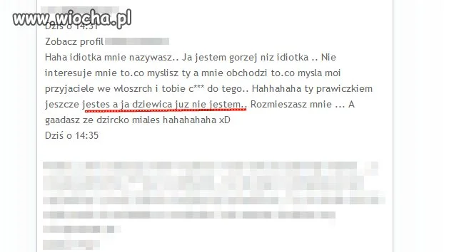 Chciała zabłysnąć, że nie jest dziewicą ?