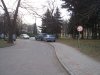 Kultura polskich kierowców... park, zakaz i chodnik.