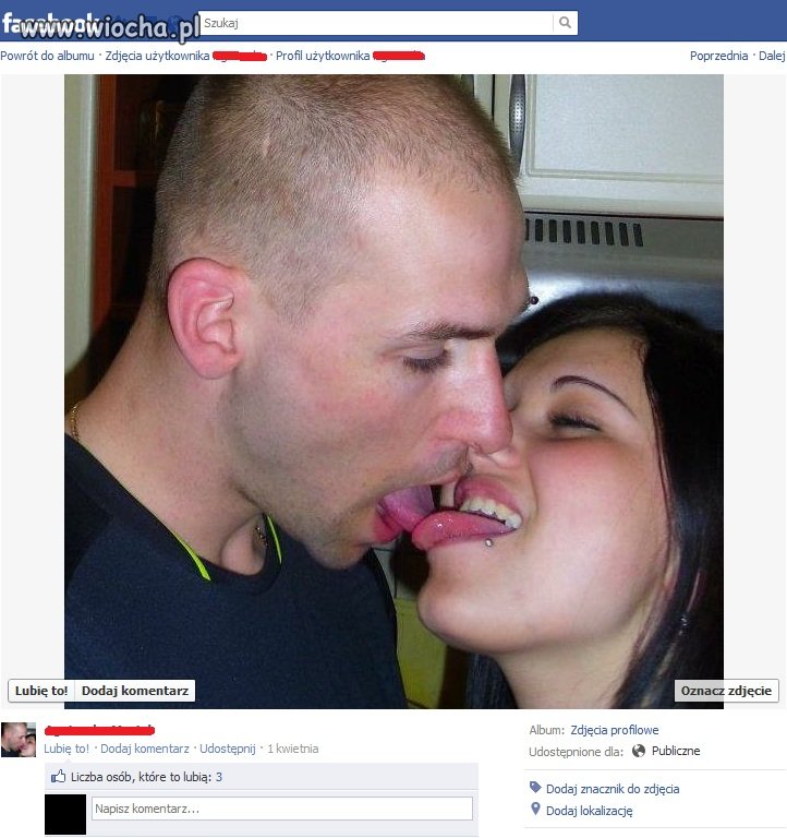 Publicznie lizanko na Fejsie? Challenge accepted!