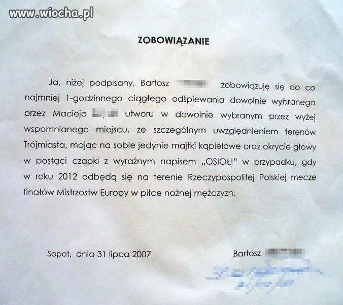 Zobowiązanie