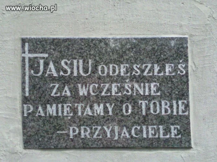Jasiu "odeszłeś"