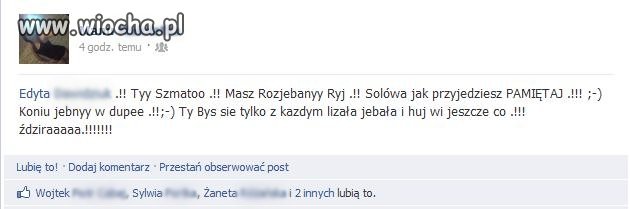 Lubię komuś wpierdolić i publikować to na fejsie.