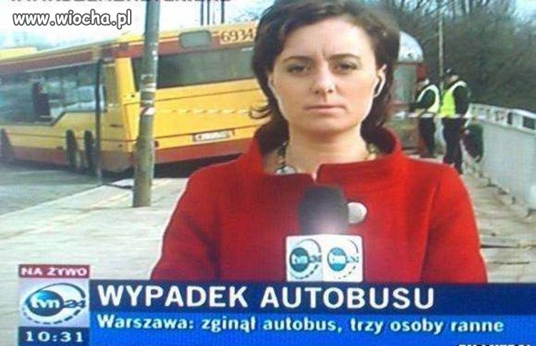 Wypadek autobusu...