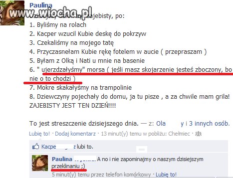 Paulina Powraca!! Jezu 6 klasa i pusto w głowie