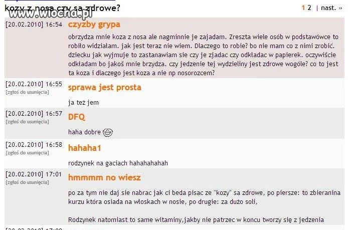 Zdrowa koza, przysmak wielu...