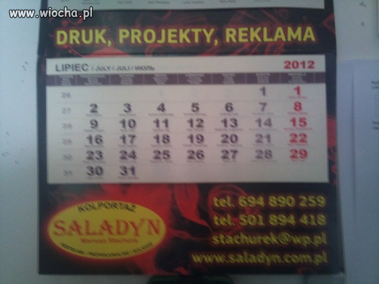 W Lipcu 32 dni!!!