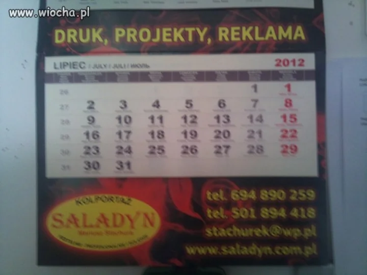 W Lipcu 32 dni!!!