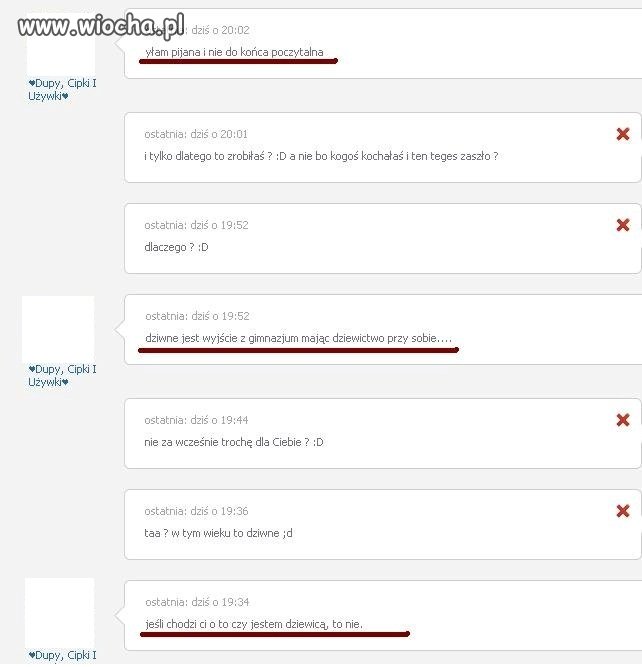 Dziwne jest wyjście z gimnazjum jako dziewica