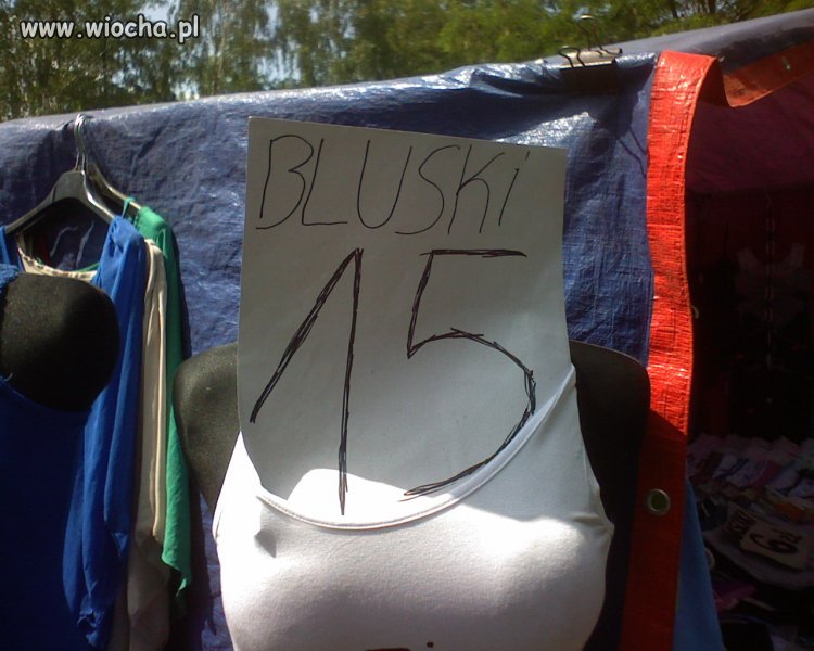 "BLUSKI" za 15 zł na giełdzie w Gliwicach :D