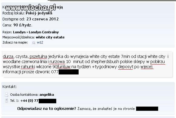Angelika oferuje "durzy i przetulny" pokoik