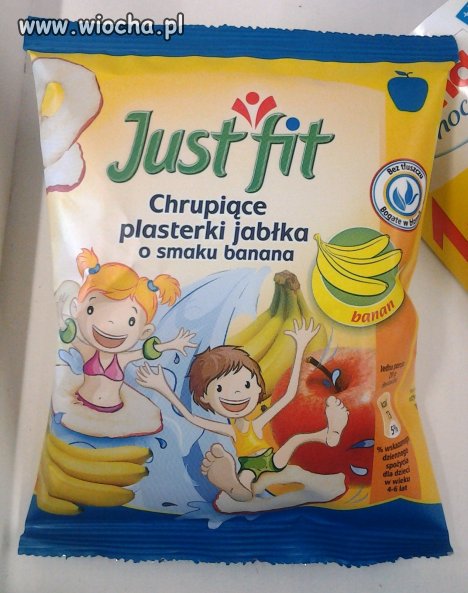 Plasterki jabłkowe o smaku banana