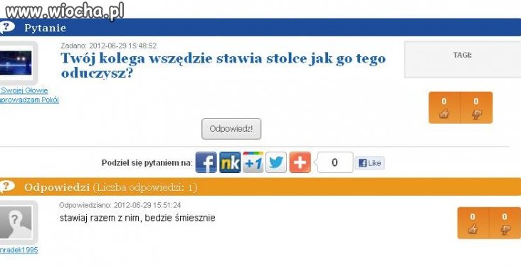 Czy wasi koledzy też wszędzie