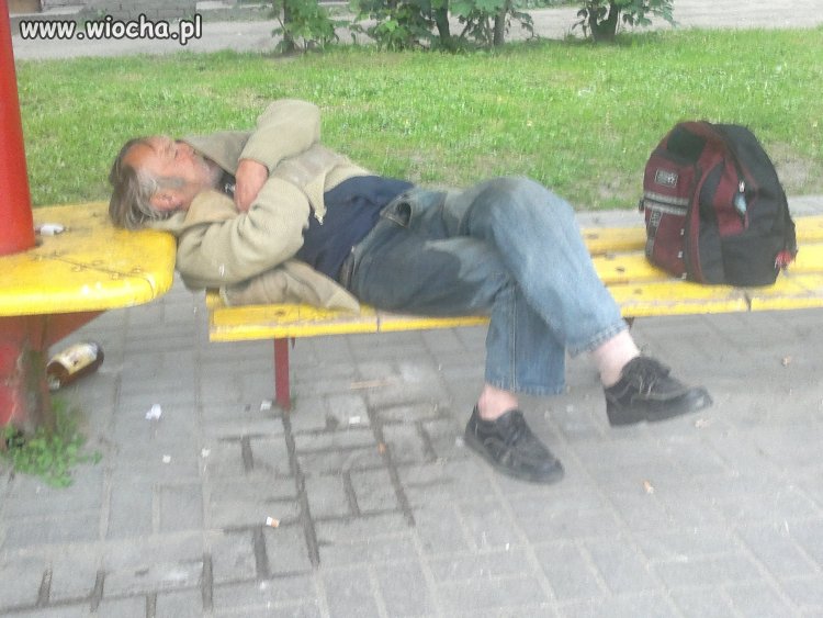 Tak wyglądają polskie przystanki autobusowe.