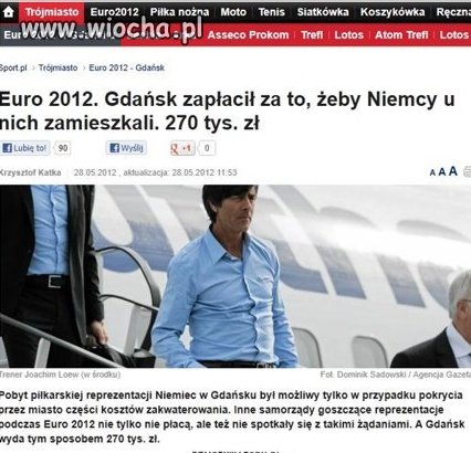 Kara za zaproszenie do miasta?